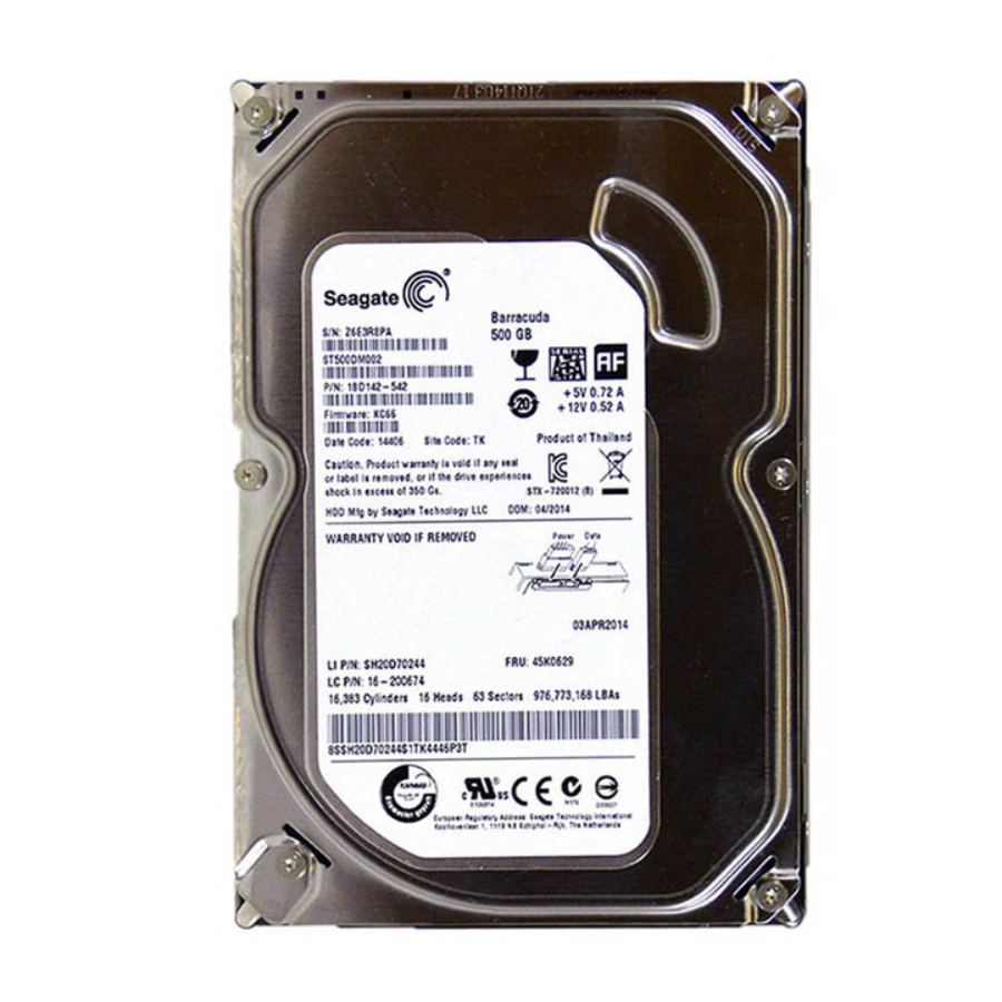 HDD 500GB SATA 7200 RPM (SEAGATE)