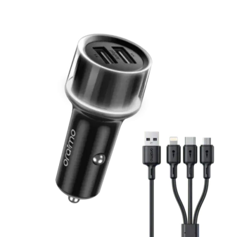 Oraimo OCC-1152D Highway Car Adapter - 15.5W