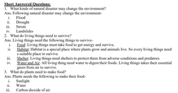 Short Answer Questions