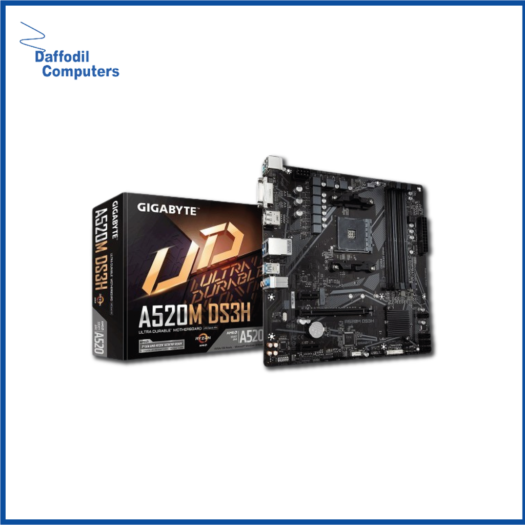 Gigabyte Mother Board A520m Ds3h