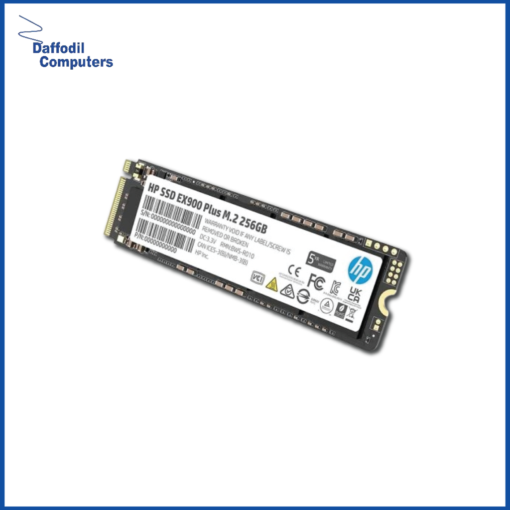 HP EX900 PLUS 256GB M.2 PCIe NVMe Internal SSD