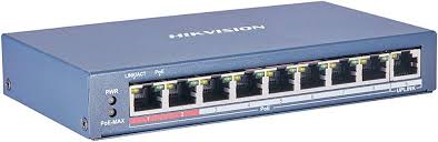 Hikvision DS-3E0109P-E/M(B) 8 Port Unmanaged PoE Switch