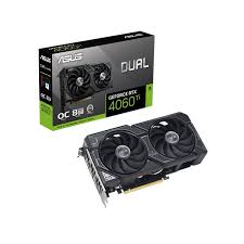 ASUS DUAL-RTX4060TI-O8G GRAPHICS CARD, RTX 4060 Ti, PCI EXPRESS 4.0, OpenGL4.6, 8GB GDDR6