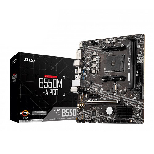 MSI B550M-A PRO AM4 Micro ATX AMD Motherboard