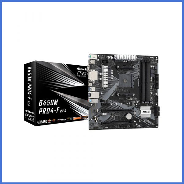 Asrock B450M Pro4-F AMD Motherboard