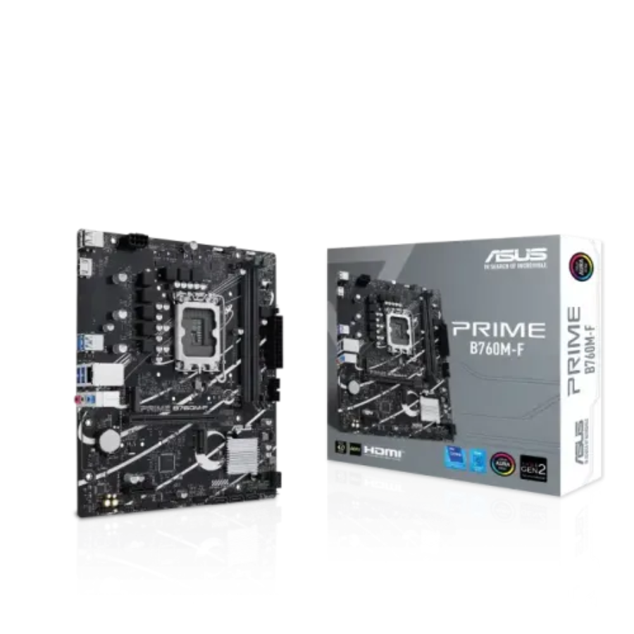ASUS PRIME B760M-F WIFI, SOCKET LGA1700, INTEL B760, 2xDIMM MOTHERBOARD