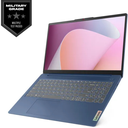 LENOVO IP SLIM 3-15AMN8(82XQ00FXIN)AMD RYZEN 5-7520U-2.8TO 4.3,4C,8T,2MB L2,RAM 16GB DDR5-5500BUS,SSD 512GB,15.6''FHD,INTEL AMD RAD GRAP, 610MBACKLIT K/B,BT,WIFI,WC,FREE DOS,ABYSS BLUE-02YEAR(BATTERY+ADAPTER-01YEAR)